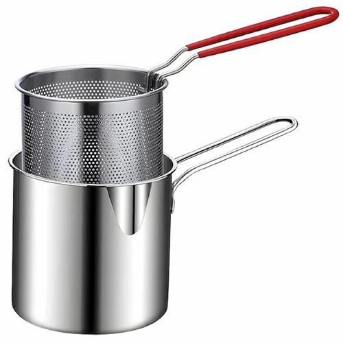 Stainless Steel Deep Frying Pot Strainer